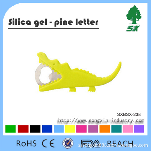 Silicone Crocodile Custom Bottle Opener Beer Opener
